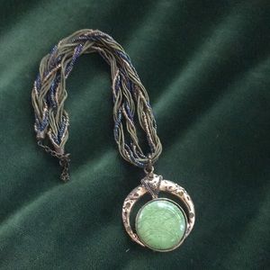 Statement pendant necklace